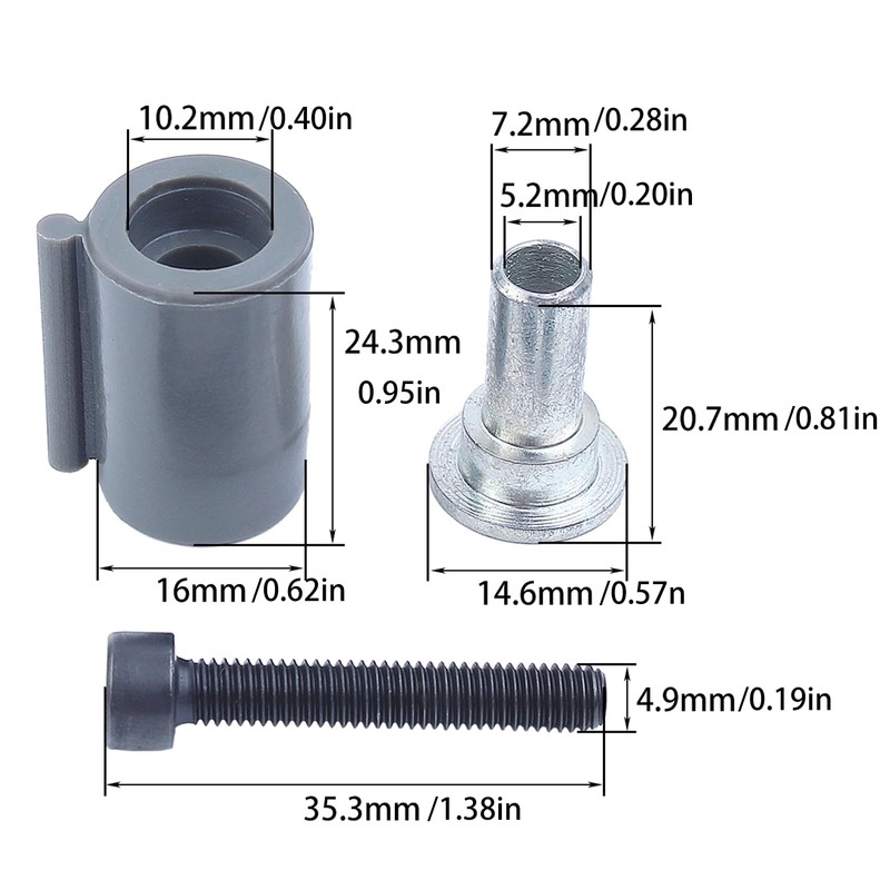 Atunee Felling Dog Spike Chain Catcher Kit Fit for Husqvarna