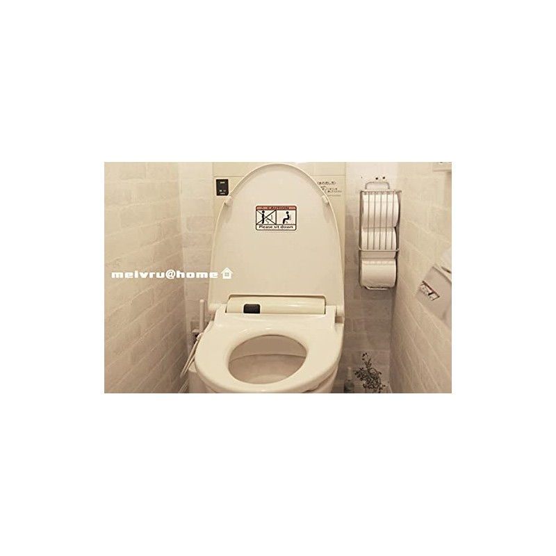 Sitting, Toilet Sticker, Prevents Standing, Sitting, Sitting, Sitting