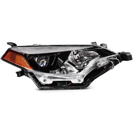 LSAILON LED Projector Headlights Fit For Toyota Corolla 2014-2016 Black Housing Amber Reflector Clear Lens Driver and Passenger Side TO2502216 TO2503216 8115002E60 8111002E60