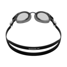 Speedo Unisex Erwachsene Mariner Pro Schwimmbrille, Schwarz/Weiß, Einheitsgröße