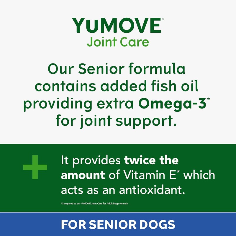 YuMOVE Senior Dog Joint Supplement, High Strength for Joint Care,