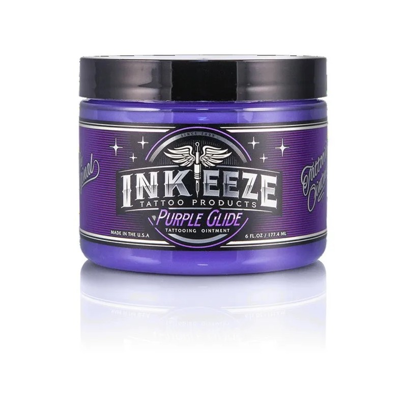 Crema Para El Cuidado Del Tatuaje Purple Glide 6 Oz