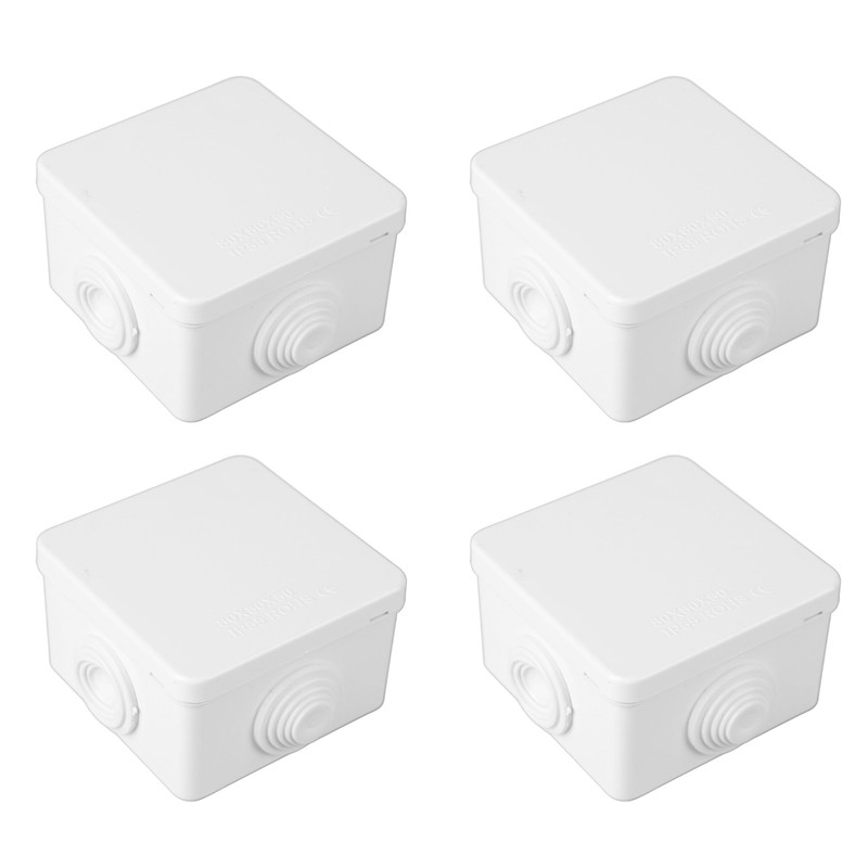 12 Pcs Cable Junction Box Waterproof Power Distribution Instrument Cable