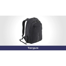 Targus Spruce EcoSmart Travel Laptop Backpack for 15.6 inch Laptops, TSA-Friendly Carry On Backpack Laptop Bag for Work and Travel, Black (TBB013US)