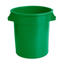 PRO&Family 20 Gallon Green Round Commercial Trash Can/Ingredient Bin Recycling Bin Kitchen Garbage Can Office Garbage Can Trash Barrel Plastic Barrel Yard Waste Bin Outdoor Trashcan