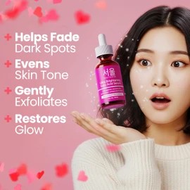 SeoulCeuticals Korean Skin Care Kojic Acid Serum Alpha Arbutin – Dark Spot Remover Corrector Glycolic Acid + Salicylic Acid K Beauty 1oz