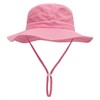 YANWANG Baby Children's Adjustable Bucket Sun Hat, UPF 50+ Sun