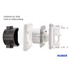 HUBER Motion 15F PIR Motion Sensor 190° for Indoor and