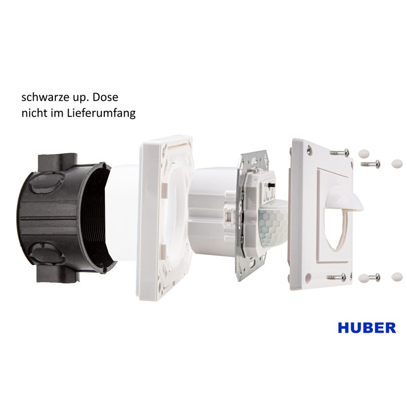 HUBER Motion 15F PIR Motion Sensor 190° for Indoor and
