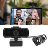HD Webcam 1080P 30 Fps Noise Reduction 90° Wide Viewing