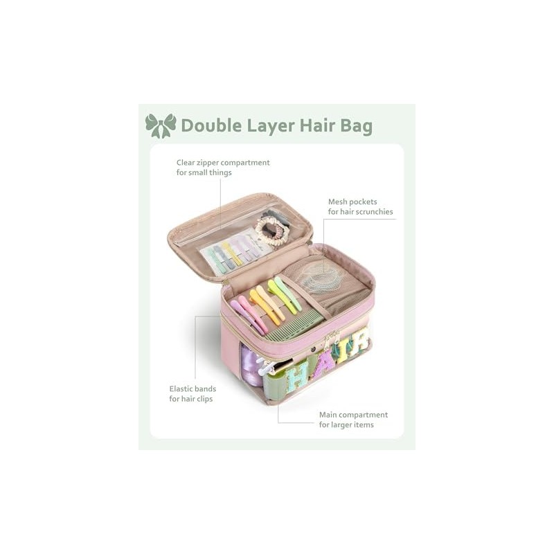 Travel Makeup Organizer, Compact Lightweight Accessory for Travel and Daily
