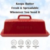 MKYHBOO Ceramic Butter Dish With Lid for Countertop, Covered Butter