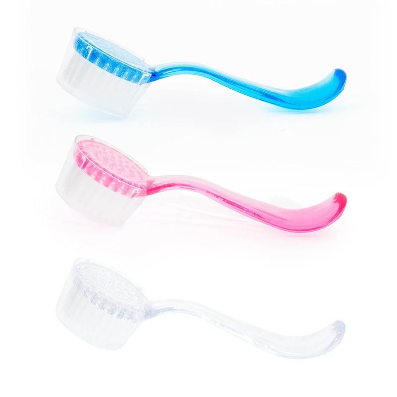 Yulaexie 3 Pck Hamster Bath Brush Massage Combs, Reptile Cleaning