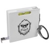 Azeeda 'Elusive Yeti' Keyring Tape Measure/Spirit Level Tool (KM00038281)