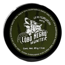 Cera Modeladora Mate Lobo Negro Hunter Cabello Barba 85g