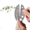 Herb Stripper Tool, Stainless Steel Herb Leaf Zipper for Kale,