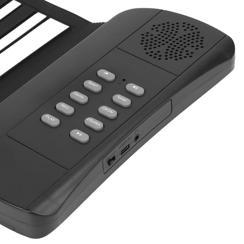 Roll Up Piano 49 Keys 4D Surround Sound USB Battery