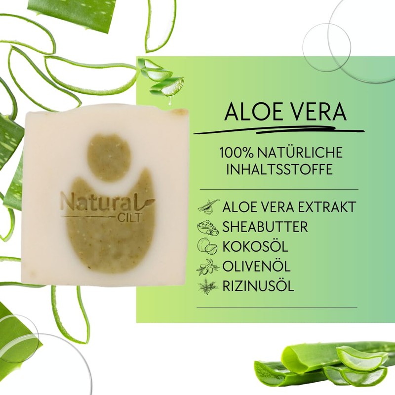 Natural Cilt Aloe Vera Soap - 100% Natural Soap -