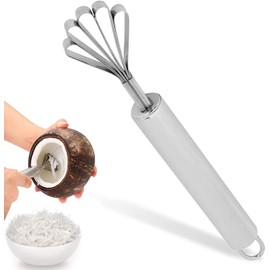 Coconut Scraper Stainless Steel Household Kitchen Tool Coconut Slicer for Kitchen