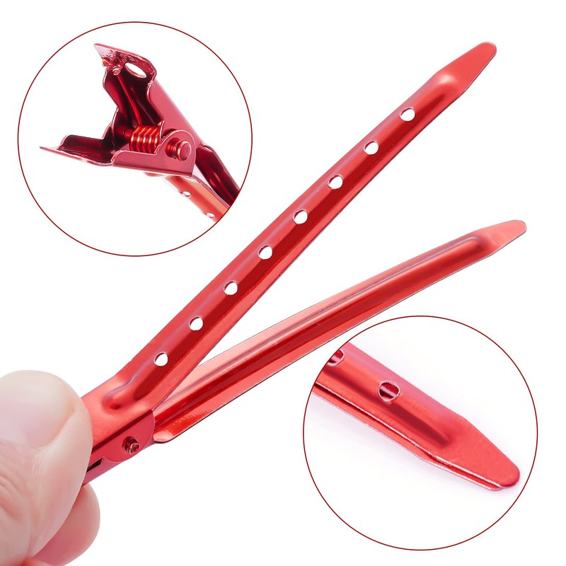 24 Packs Duck Bill Clips, Bantoye 3.35 Inches Rustproof Metal