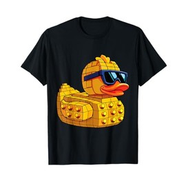 Duck Brick Master Builder Block Building Brick Builder T-Shirt
