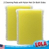 Lola Products Microfiber & Nylon Net Sponges, 2 Included, Dual