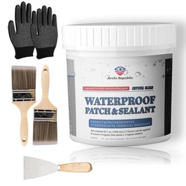 Archi Republic Clear Waterproofer - Highly effective waterproofing coating that protects your building from water, long lasting and easy to use on a wide range of surfaces.:_70oz