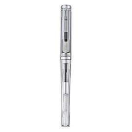Nakabayashi TACCIA Faceted Fountain Pen, Clear, Nib Size, F TPF-001-C-F Fine Point