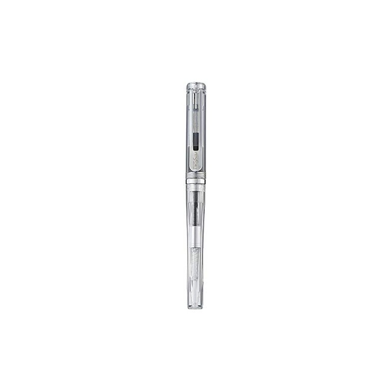 Nakabayashi TACCIA Faceted Fountain Pen, Clear, Nib Size, F TPF-001-C-F