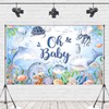 7X5FT Under The Sea Baby Shower Backdrop Oh Baby Newborn