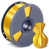 SUNLU Silk PLA Filament 1.75mm, Neatly Wound Shiny PLA 3D