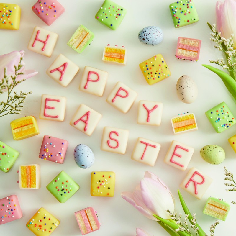 The Swiss Colony Mini Easter Petits Fours: A Delightful Cake