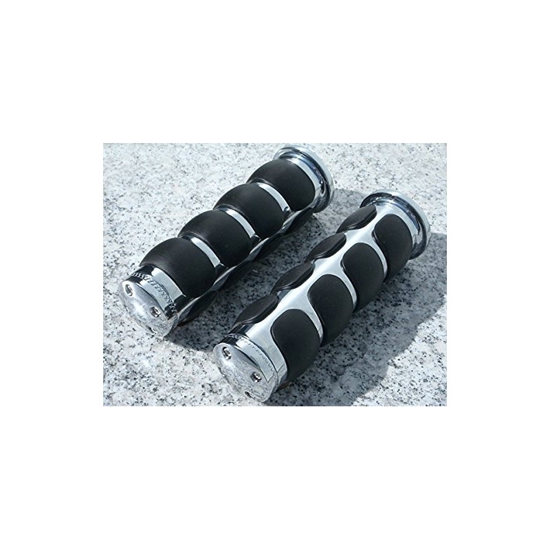 i5 Chrome Grips compatible with Honda Goldwing Gold Wing 1200