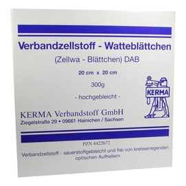 Dressing Cellulose Wadding Papers hochgebl. 20x20 cm 300 g