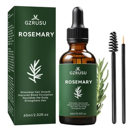 Rosmarinöl für Haare und Kopfhaut,Rosmarinöl Haare Wachstum 60ml,100% Reines Rosemary Oil for Hair, für Hautpflege, Aromatherapie für Frauen & Männer geeignet