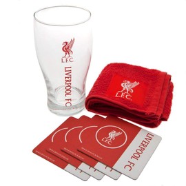 Liverpool Word Mark - Juego de minibar de vidrio, multicolor