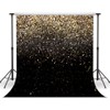 WOLADA 8x8FT Gold Backdrop Glitter Backdrop Gold Spots Bokeh Backdrop