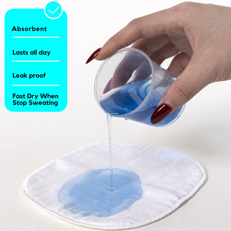 Reusable Armpit Sweat Pads Women Men, Underarm Sweat Pads for