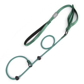 P-Leash,fangzi Dog Leash Slip Dog Leash Adjustable Slip Lead One-Piece Adjustable Dog Training Leash No Pull Training Lead Leashes and Collar P-Leash Pet Leash for Medium and Large Dog