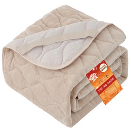 Housecover Bed Pad, Single, Winter, Warm, Fall & Winter, Bedpad, Teijin Mighty Top II Filling, Microfiber, Thermal Storage, Flannel & Waffle, Fluffy, Sheet Mattress Pad, For All Seasons, Antibacterial, Odor Resistant, Dust Mite Resistant, Moisture Wickin