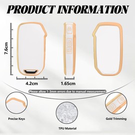 TOOMUME Key Case TPU Car Key Case Fits Kia Sportage Ceed XCeed Proceed Sorento Tonic NIRO Rio Stinger Seltos Soul K3 K5 K8, Key Cover Protection Key Case - Smart Key