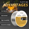 TOOLIOM E71T-GS .030" Diameter 2-Pound Spool Flux Core Self-shielded Carbon