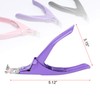 MWOOT Pack of 3 False Nail Clippers Acrylic Nail Clippers
