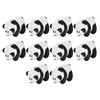 10pcs Mini Panda Plush Toy Soft Cute Tiny Panda Doll