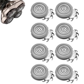 Replacement Blades for Skull Pitbull Gold PRO Razor Heads (Pack of 8)
