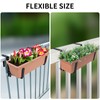 VOXOR Window Box Brackets, Adjustable Planter Box Brackets, Heavy Duty