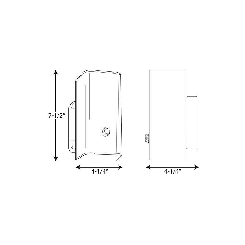 Progress Lighting 1-Light Glass Transitional Bath Vanity Light, White Glass