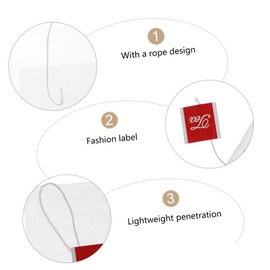 DOITOOL 3sets Tea Seal Bag Filter Bag for Loose Tea Drawstring Design No Cleaning Needed for Tea Lovers DIY Projects 100pcs*3