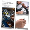 TEHAUX 8pcs SSD Motherboard Mounting Screws Head Computer Screws for