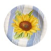 Portmerion Botanic Garden Sunflower Small Disposable Paper Plates, 8'' D,
